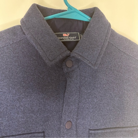 Vineyard Vines Sweater Fleece Shirt Jacket Small - Picture 11 of 16